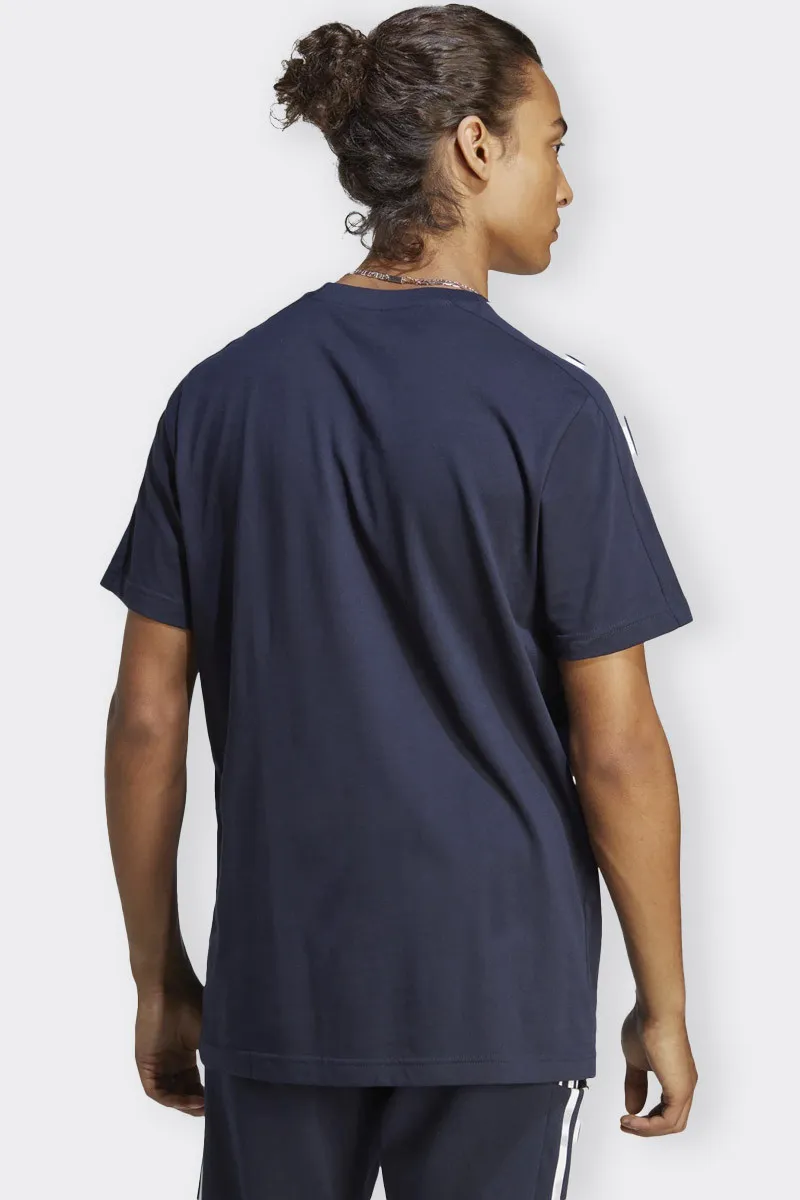 Blue 3 Stripes Essential Jersey T-Shirt