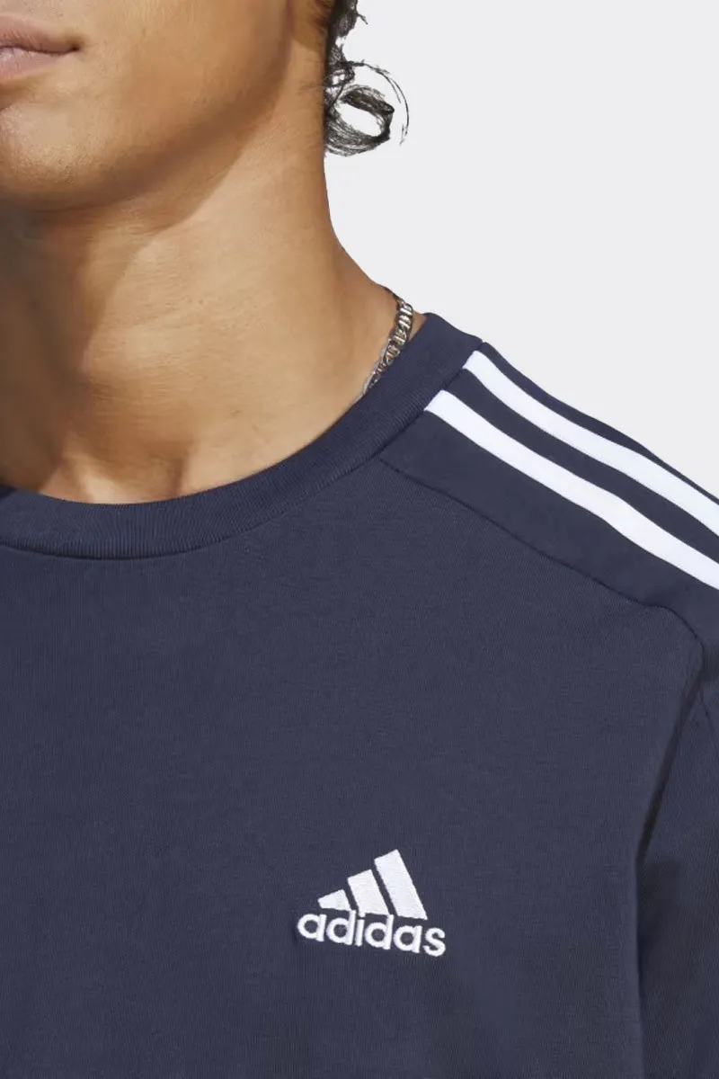 Blue 3 Stripes Essential Jersey T-Shirt