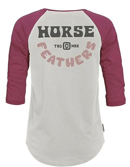 T-Shirt Horsefeathers Oly Raglan - Cement - women´s