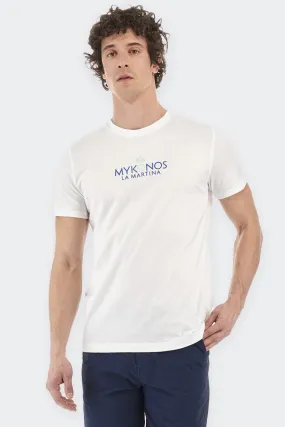 T-SHIRT MYKONOS IN JERSEY BIANCA