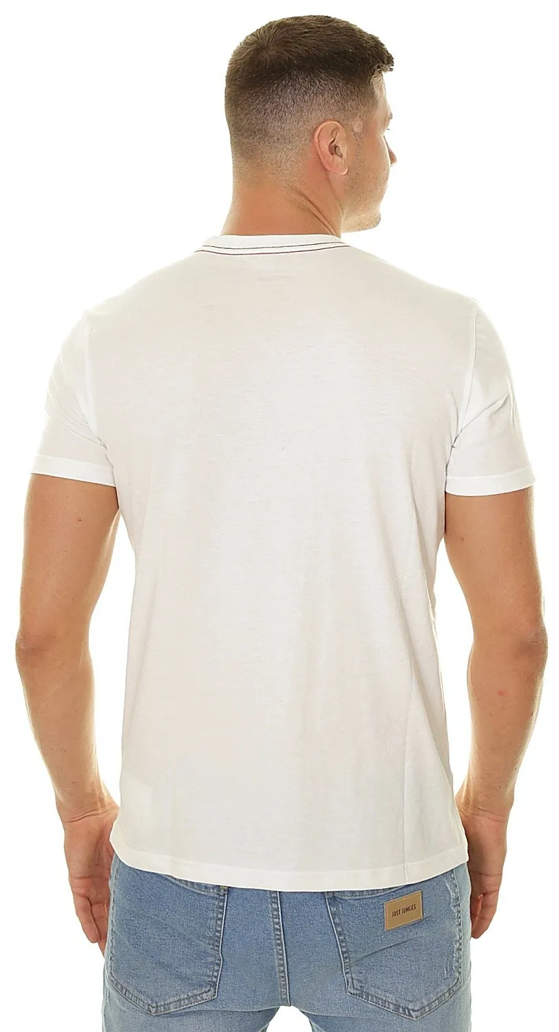 T-Shirt RVCA Skull Surfer - Antique White - men´s