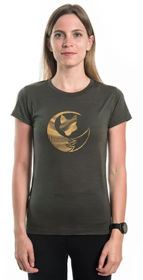 T-Shirt Sensor Merino Air Fox - Olive Green - women´s