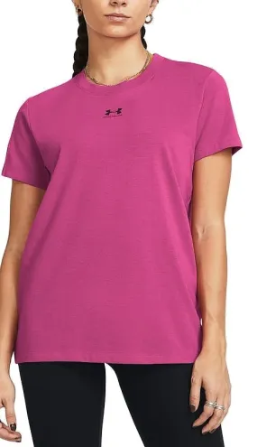 T-Shirt Under Armour Campus Core - Astro Pink/Black - women´s