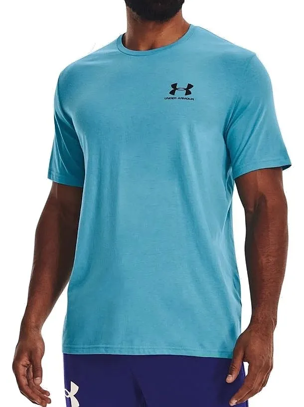 T-Shirt Under Armour Sportstyle Left Chest - Horizon Blue/Black - men´s