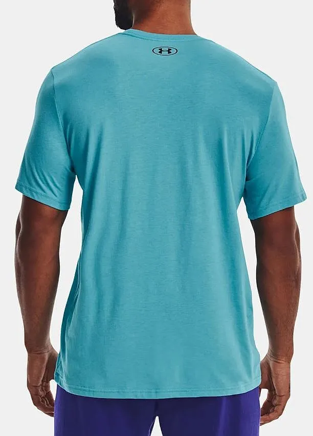 T-Shirt Under Armour Sportstyle Left Chest - Horizon Blue/Black - men´s