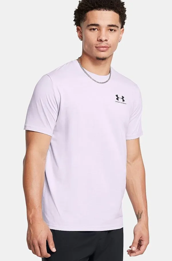 T-Shirt Under Armour Sportstyle Left Chest - Salt Purple/Black - men´s