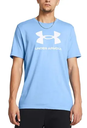 T-Shirt Under Armour Sportstyle Logo Update - Horizon Blue/White - men´s