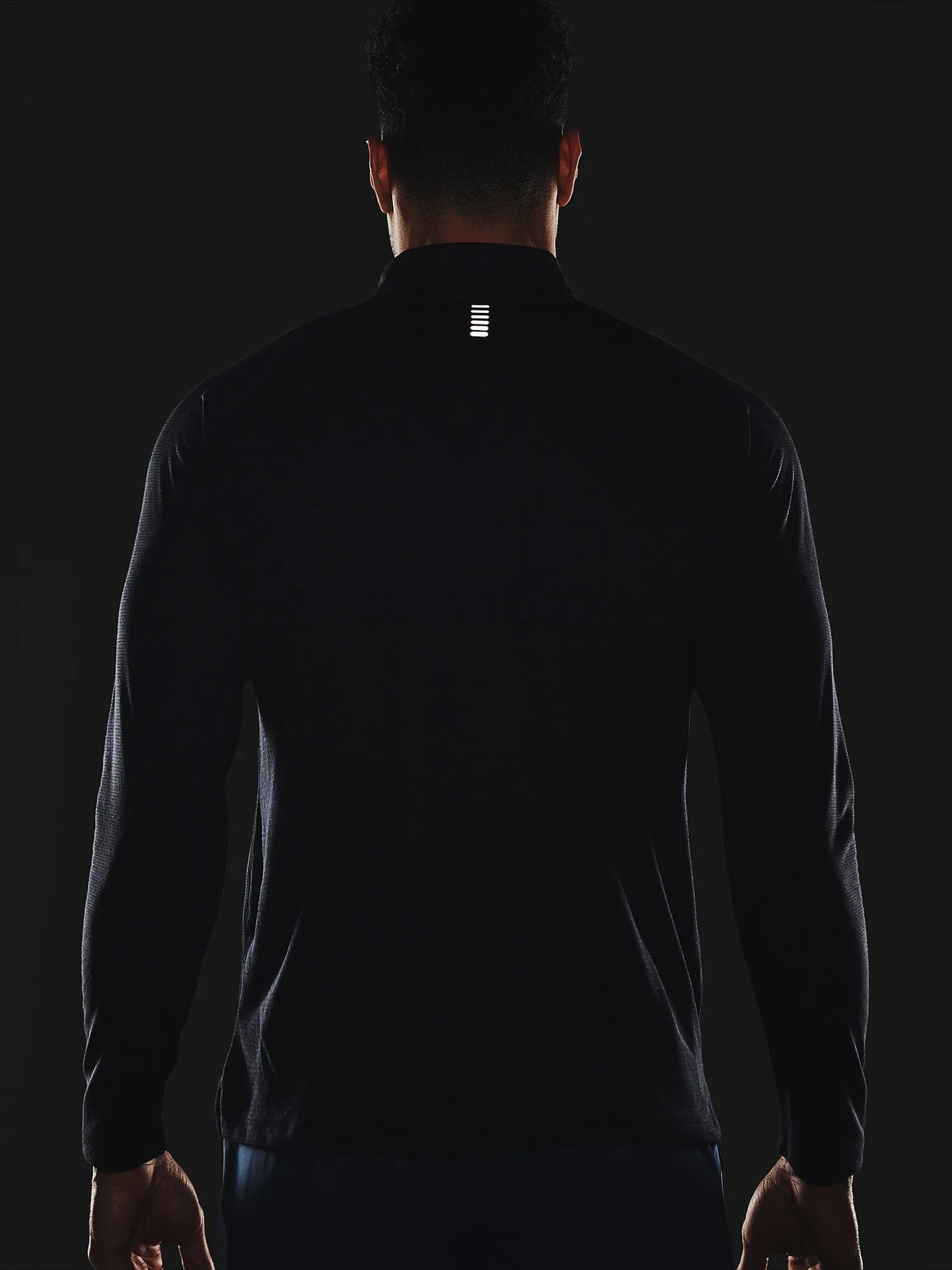 T-Shirt Under Armour Streaker LS - Black - men´s