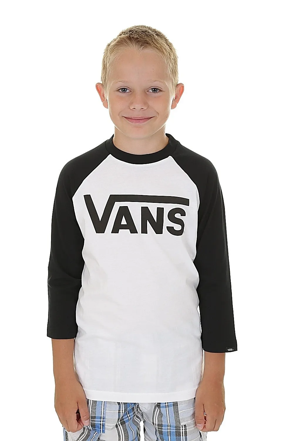 T-shirt Vans Classic Raglan - White/Black