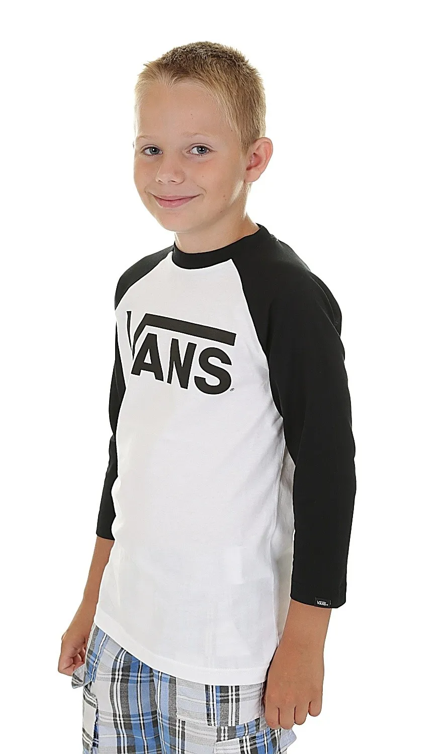 T-shirt Vans Classic Raglan - White/Black