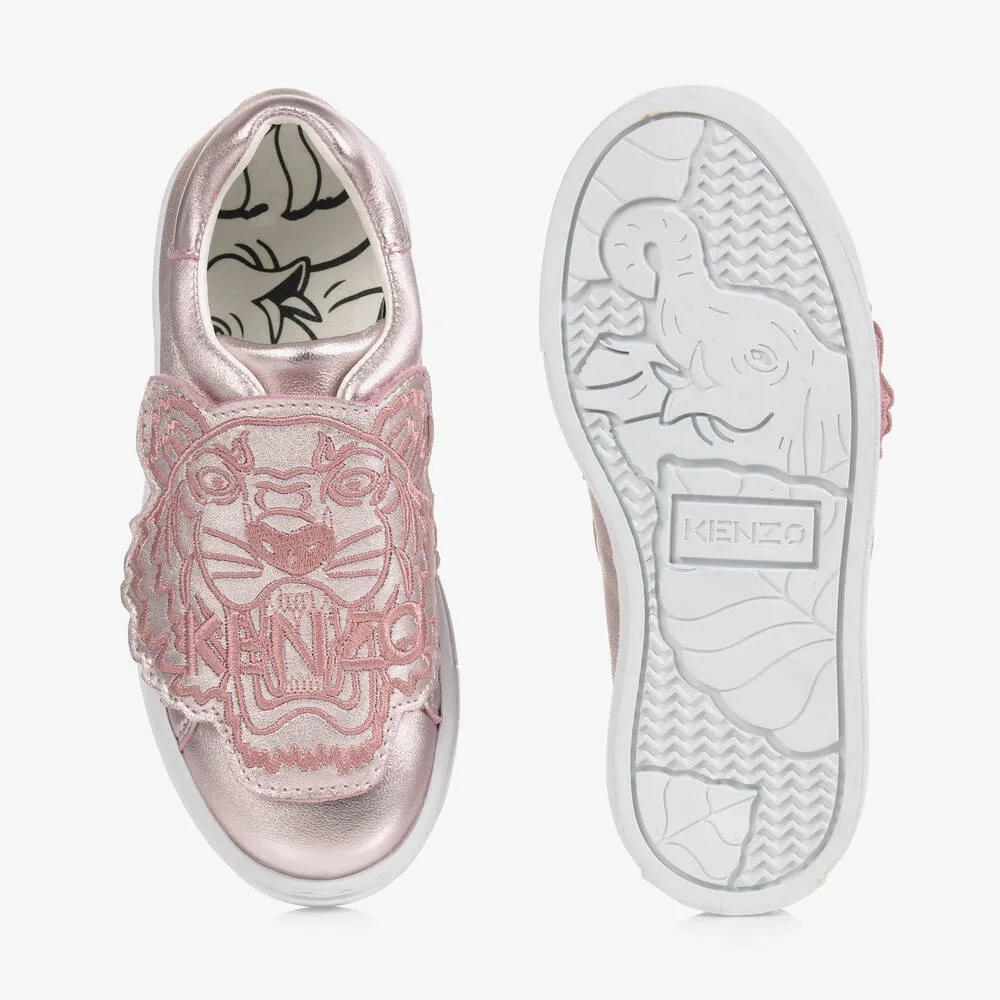 Teen Girls Pink Tiger Trainers