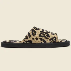 Trendy Terry Leo Slippers