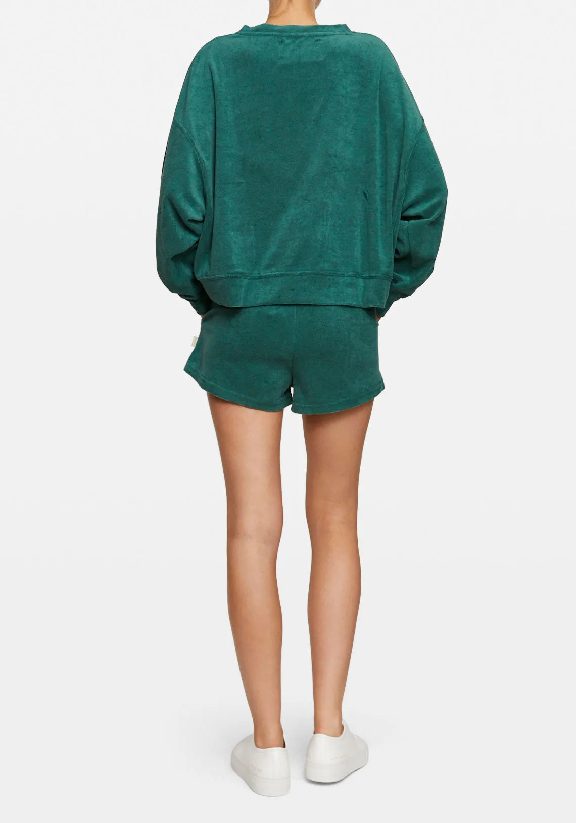 TERRY SWEATSHIRT EMERALD