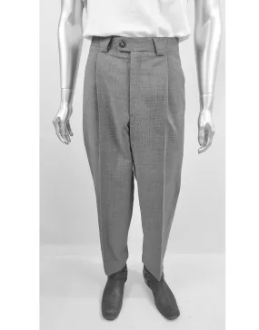 Thierry Mugler Vintage Mens Micro Polka Dot Pleated Trousers