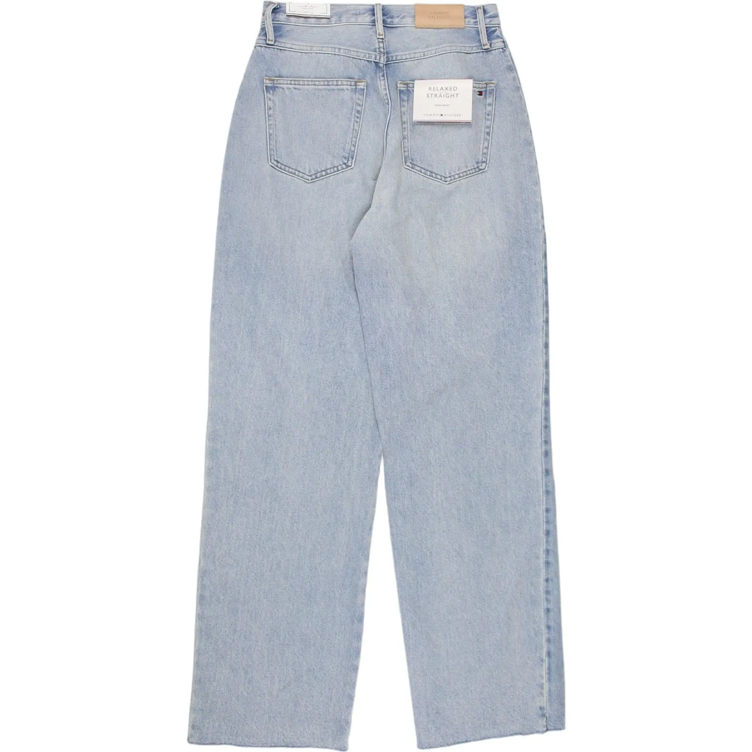 Tommy Hilfiger Blue Relaxed Straight High Waist Jeans