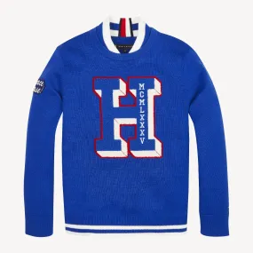 Tommy Hilfiger Boys Letterman Jumper for Ages 8-16