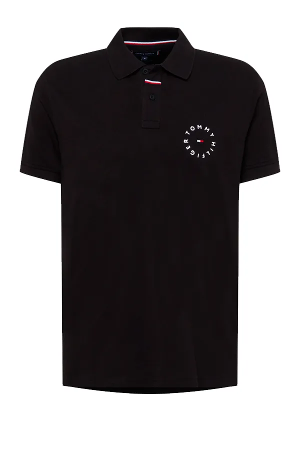 Tommy Hilfiger Circle Polo Black