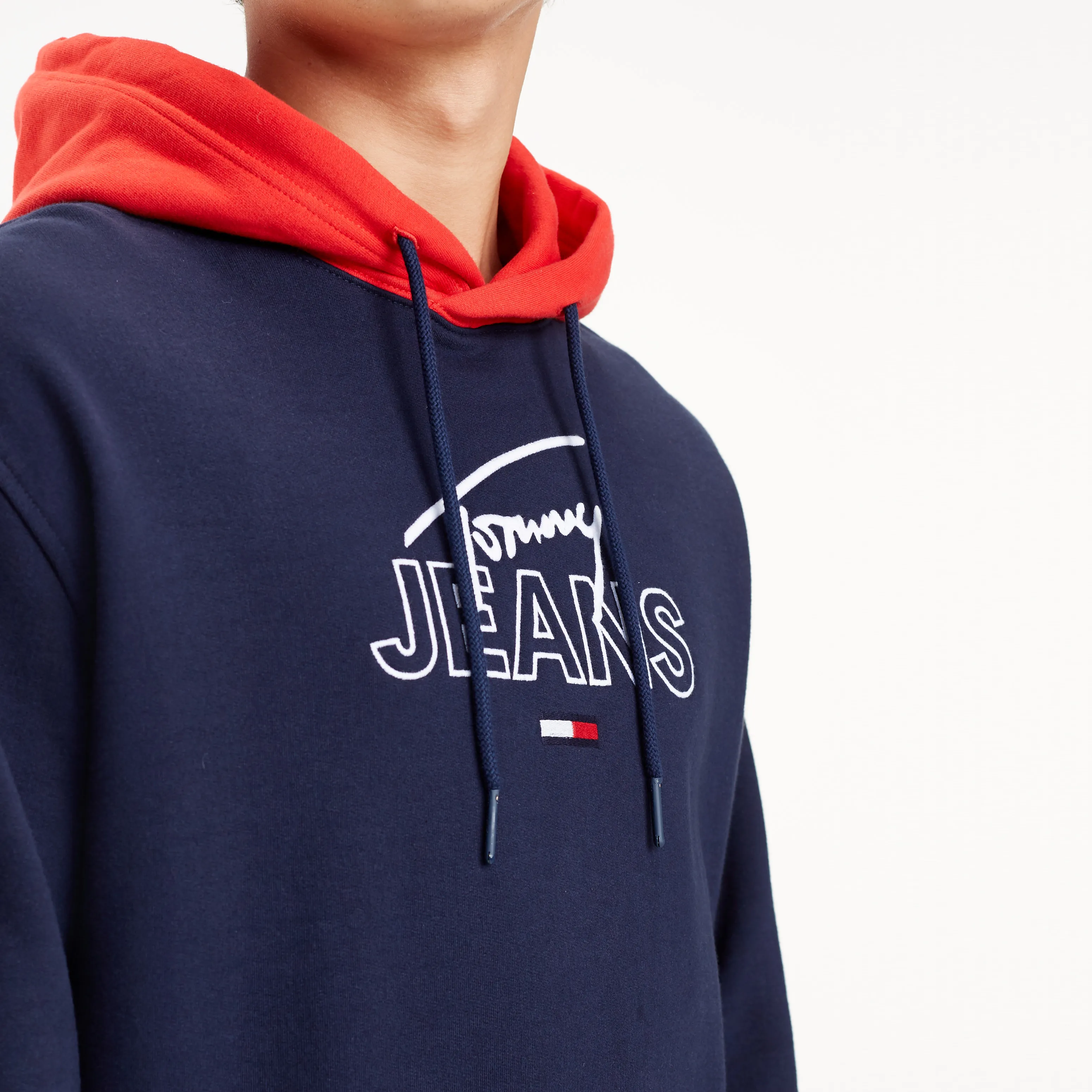 Tommy Hilfiger Color-Blocked Graphic Hoodie - Jumpers