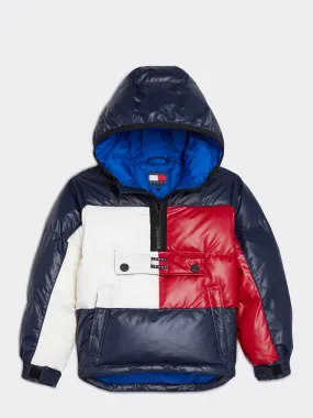 Tommy Hilfiger Flag Puffer Popover for Kids Ages 3-7 - Shop Jumpers Now