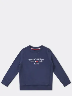 Tommy Hilfiger Organic Logo Crew Neck Jumper - Jumpers