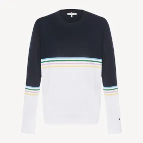 Tommy Hilfiger Striped Crew Neck Jumper - Jumpers