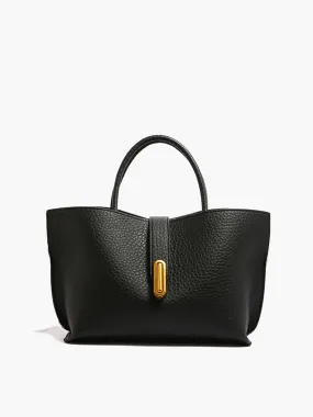 Top Handle Textured Shoulder Bag