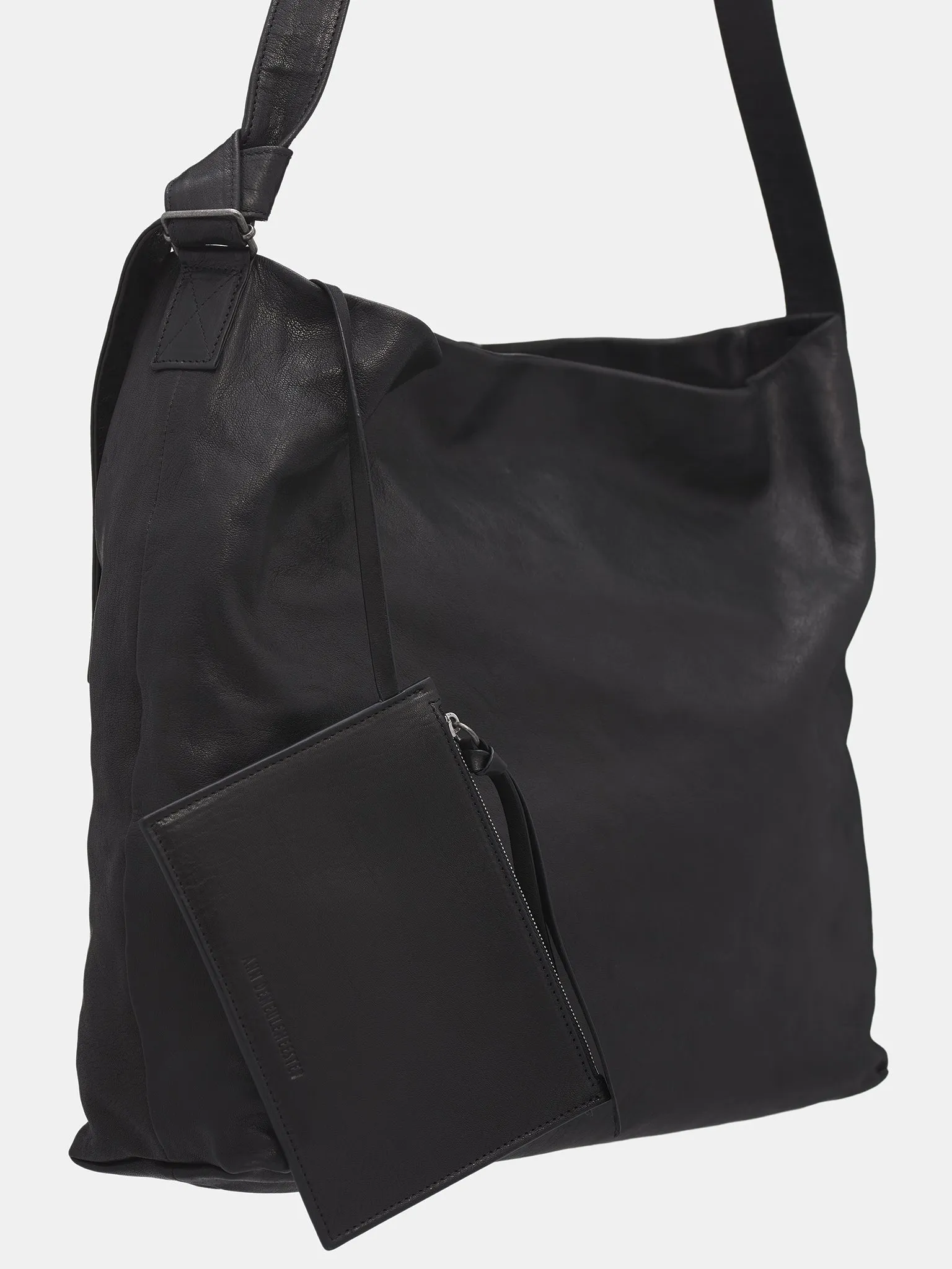 Tosh Lamb Leather Bag (B0011769-LT137-BLACK)