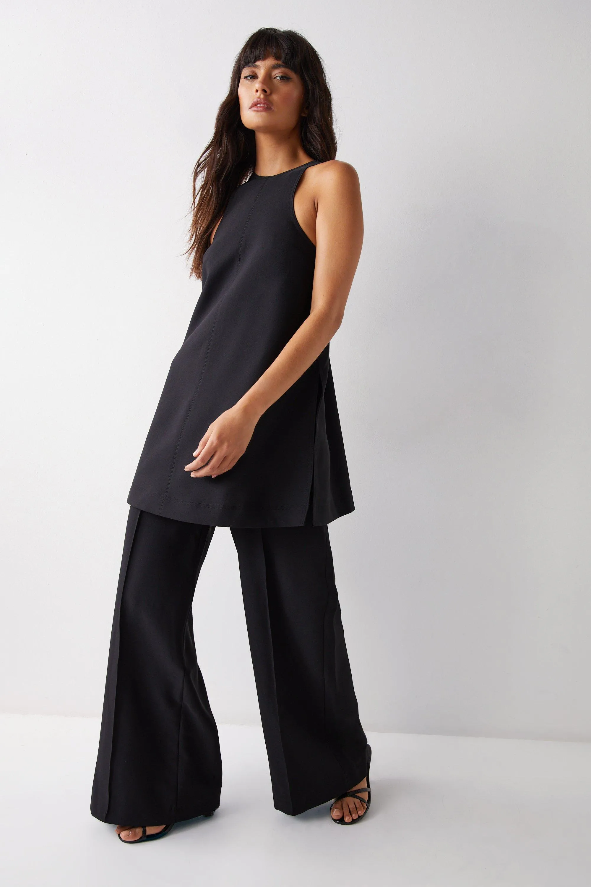 Trousers Tailored Wide Leg Warehouse