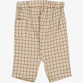 Trousers Henry | Baby - golden dove check