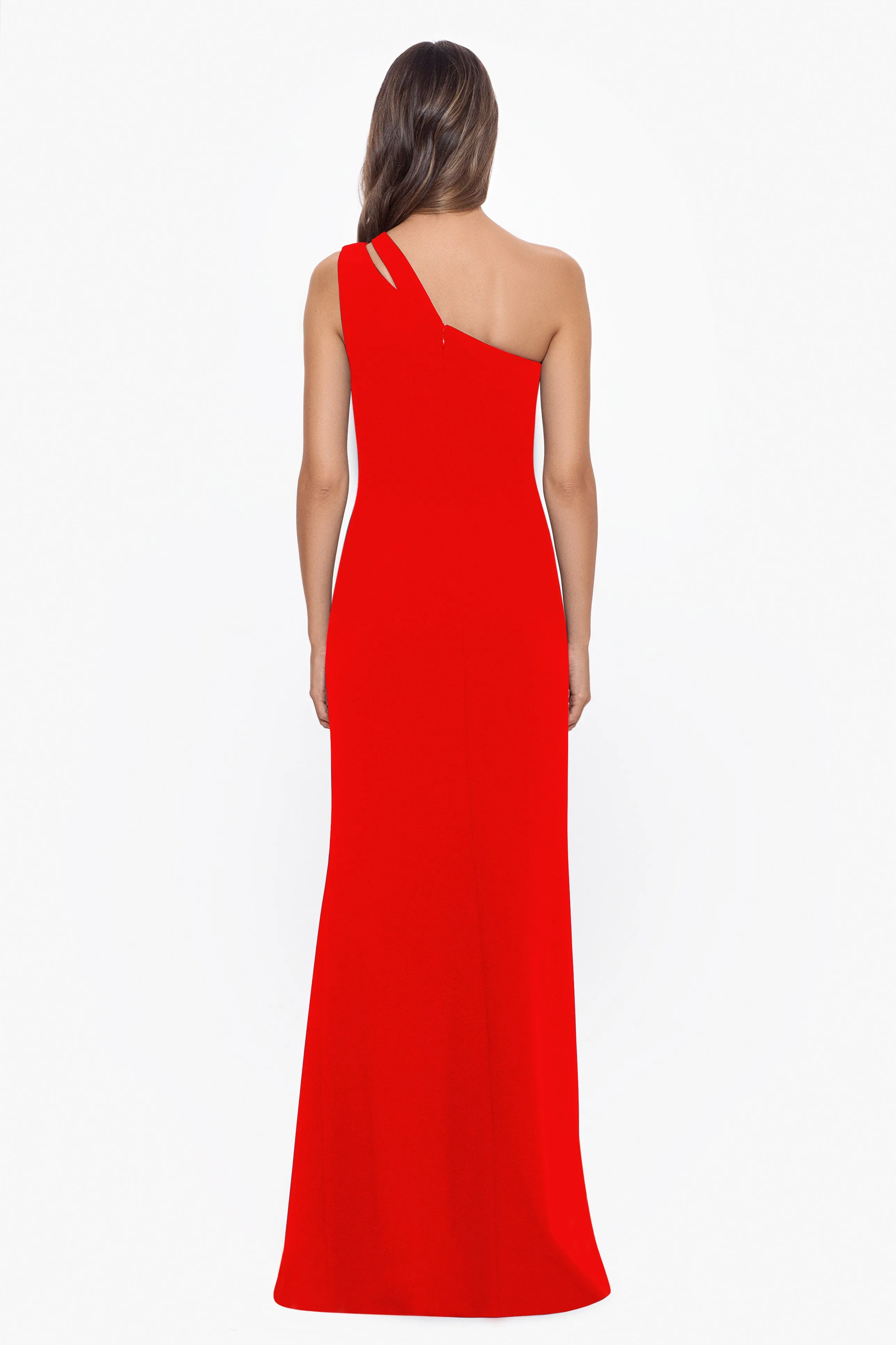 Elegant Ruched One Shoulder Dress