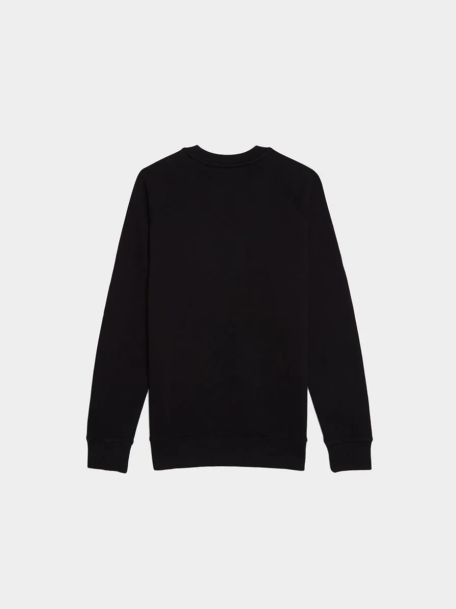 Black U Sweatshirt Cafe Kitsune