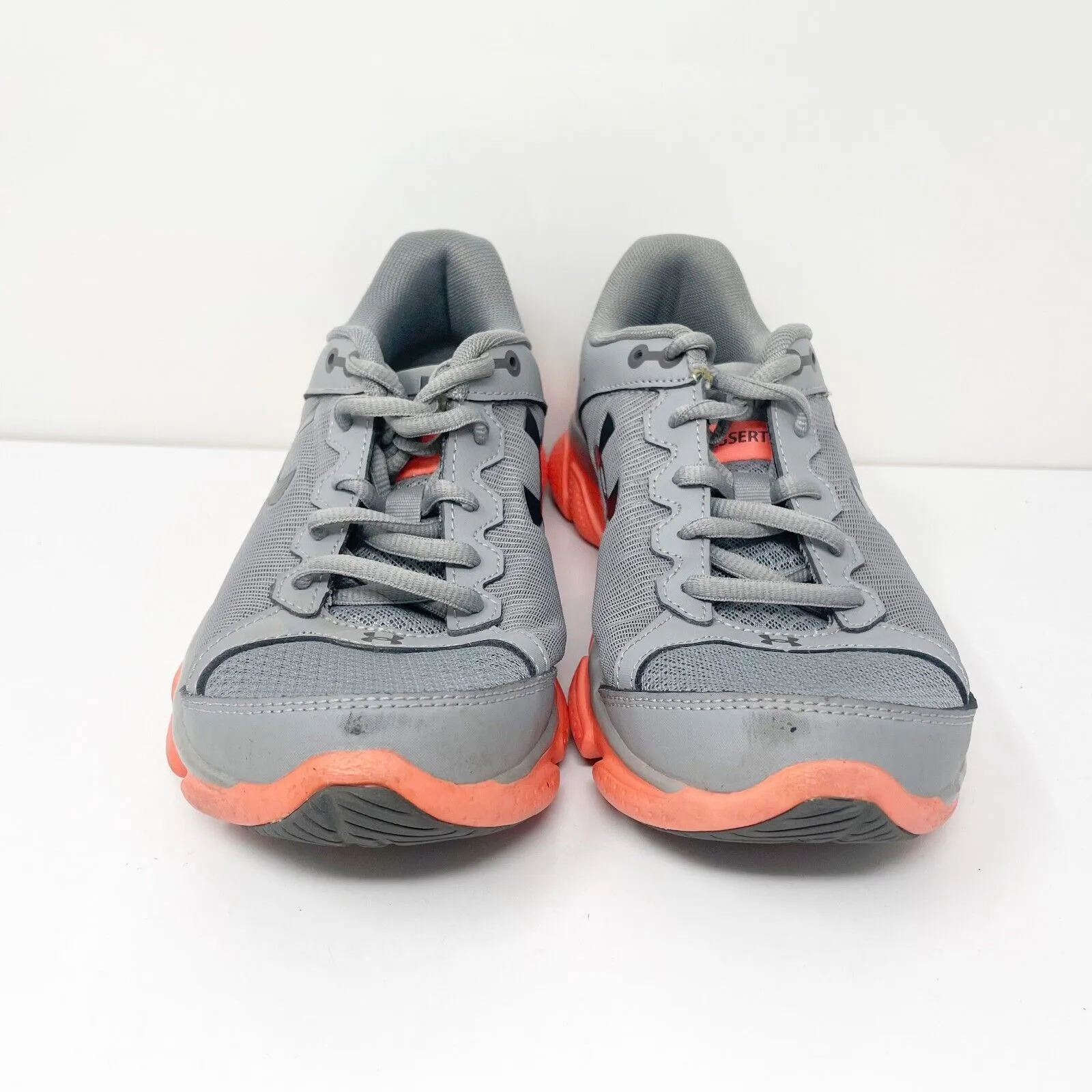 Under Armour Womens Micro G Assert 6 1266252-038 Gray Running Shoes Sneakers 6.5