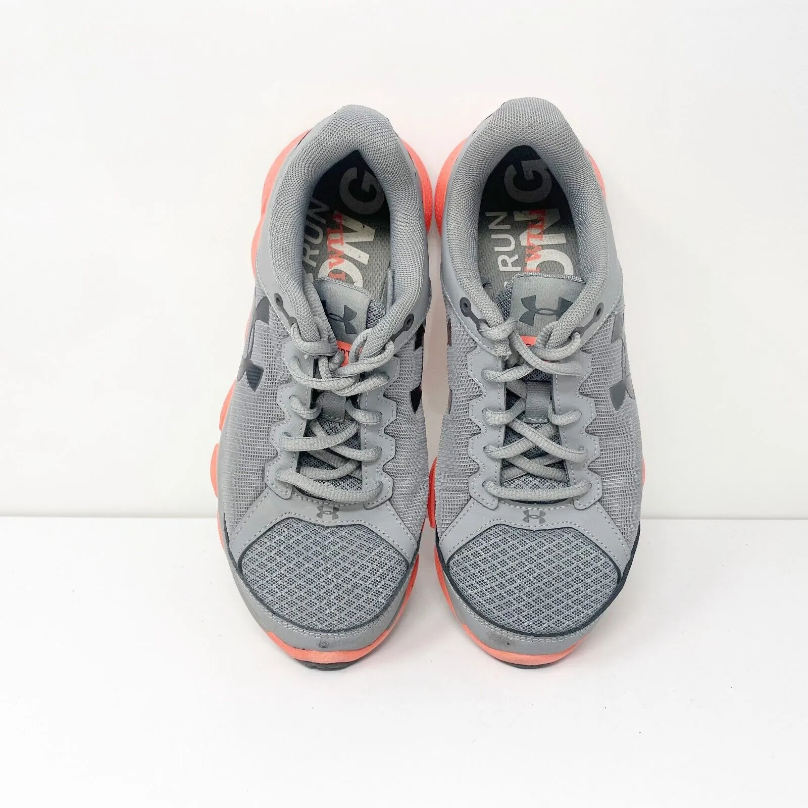 Under Armour Womens Micro G Assert 6 1266252-038 Gray Running Shoes Sneakers 6.5