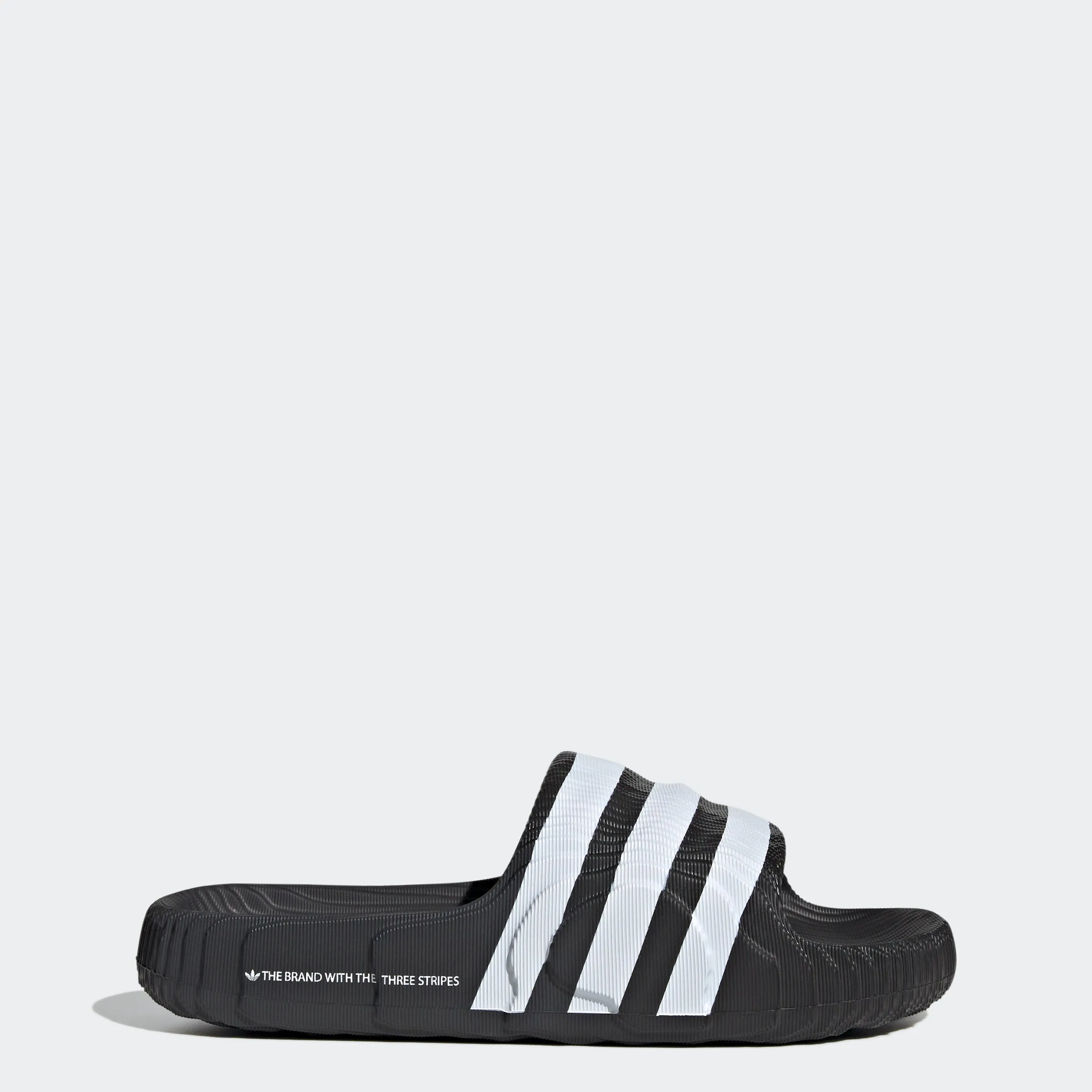 Unisex adidas Originals Adilette 22 Slides Black White