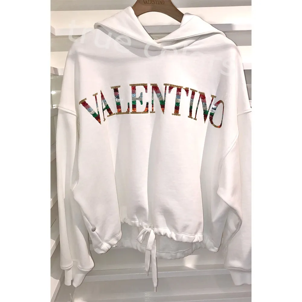 Valentino Embroidered Sweatshirt: Jersey Fabric