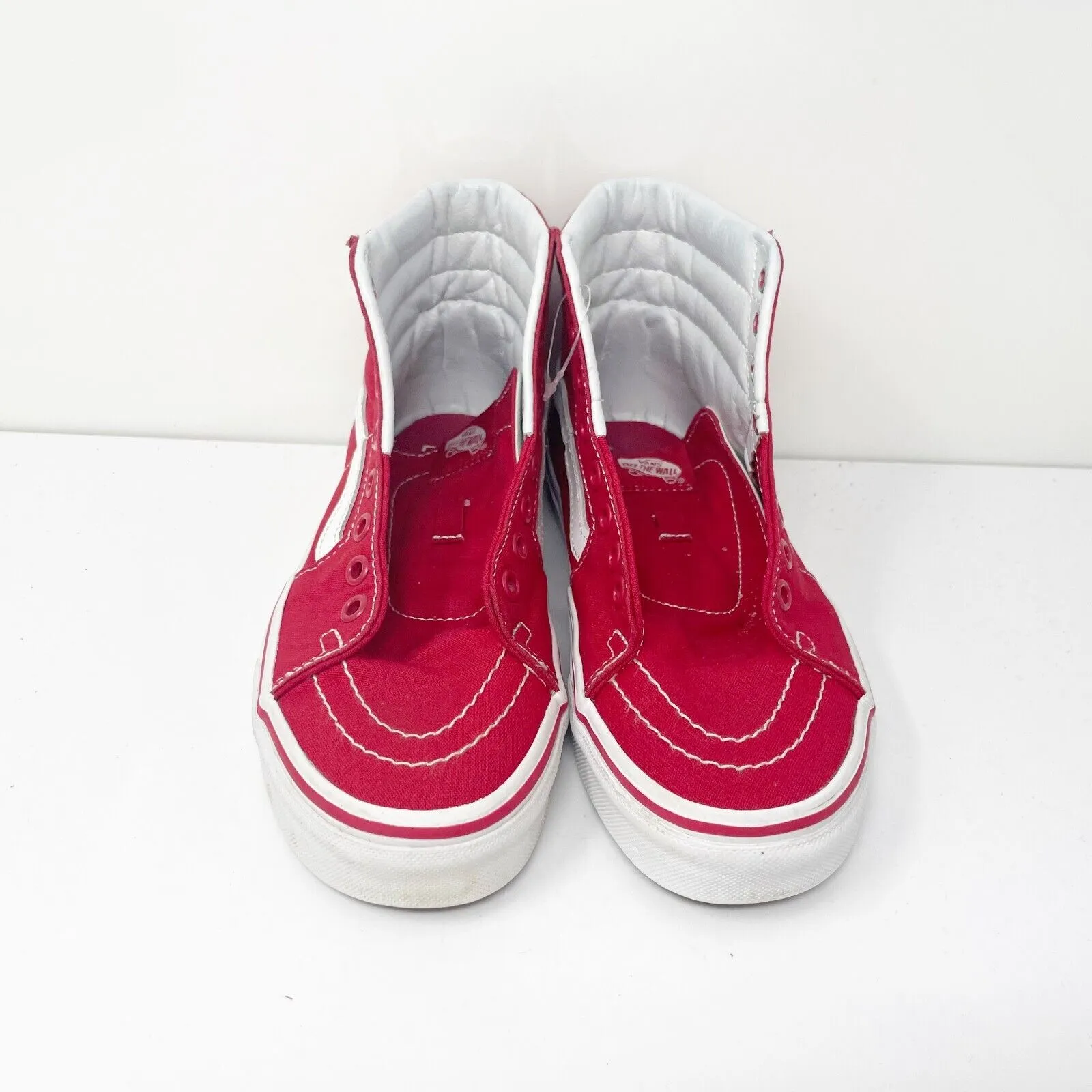 Vans Unisex SK8 Hi 721356 Red Casual Shoes Sneakers Size M 5 W 6.5