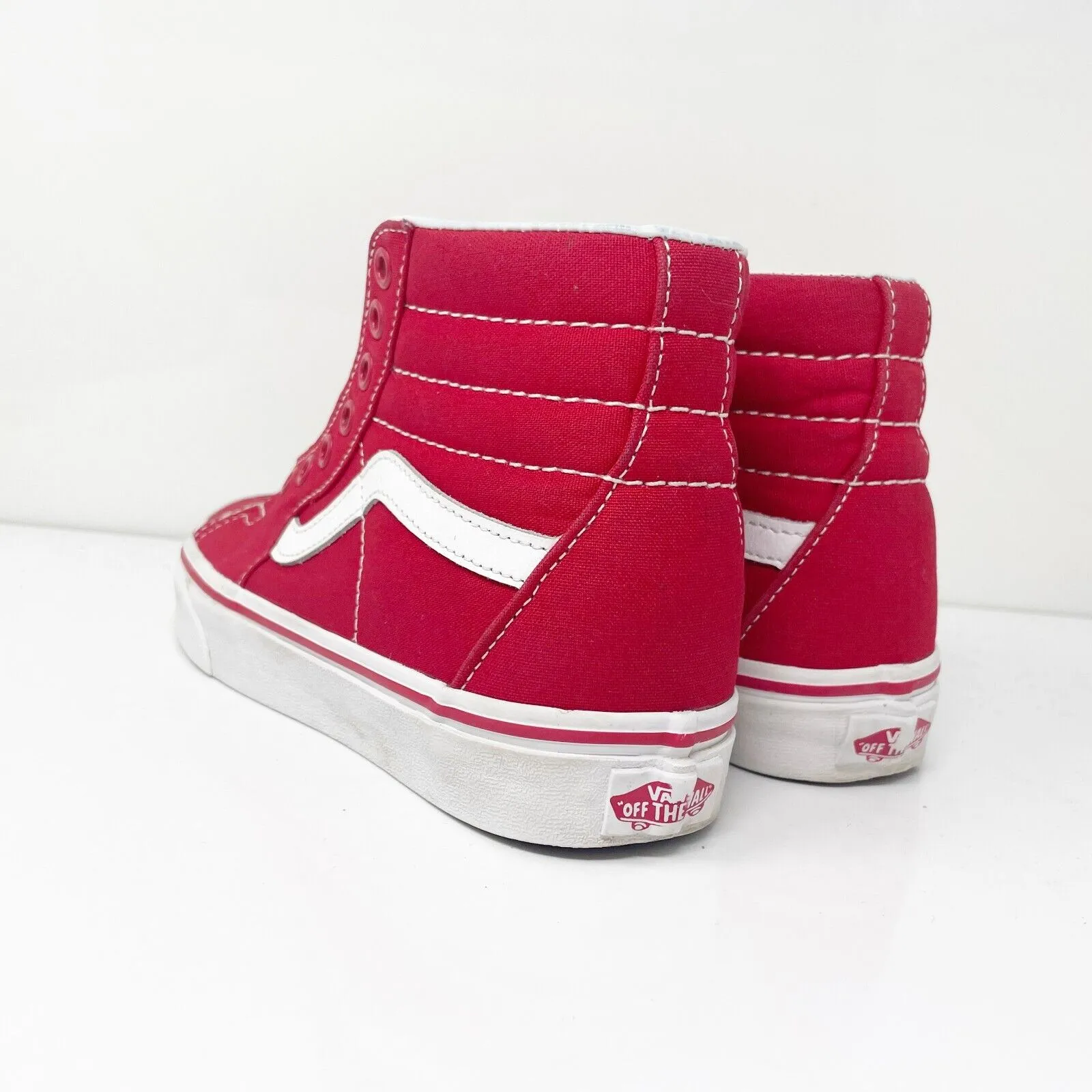 Vans Unisex SK8 Hi 721356 Red Casual Shoes Sneakers Size M 5 W 6.5