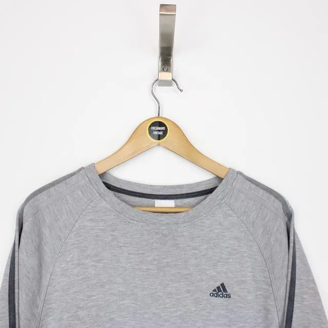 Vintage Adidas Spellout Sweatshirt Medium