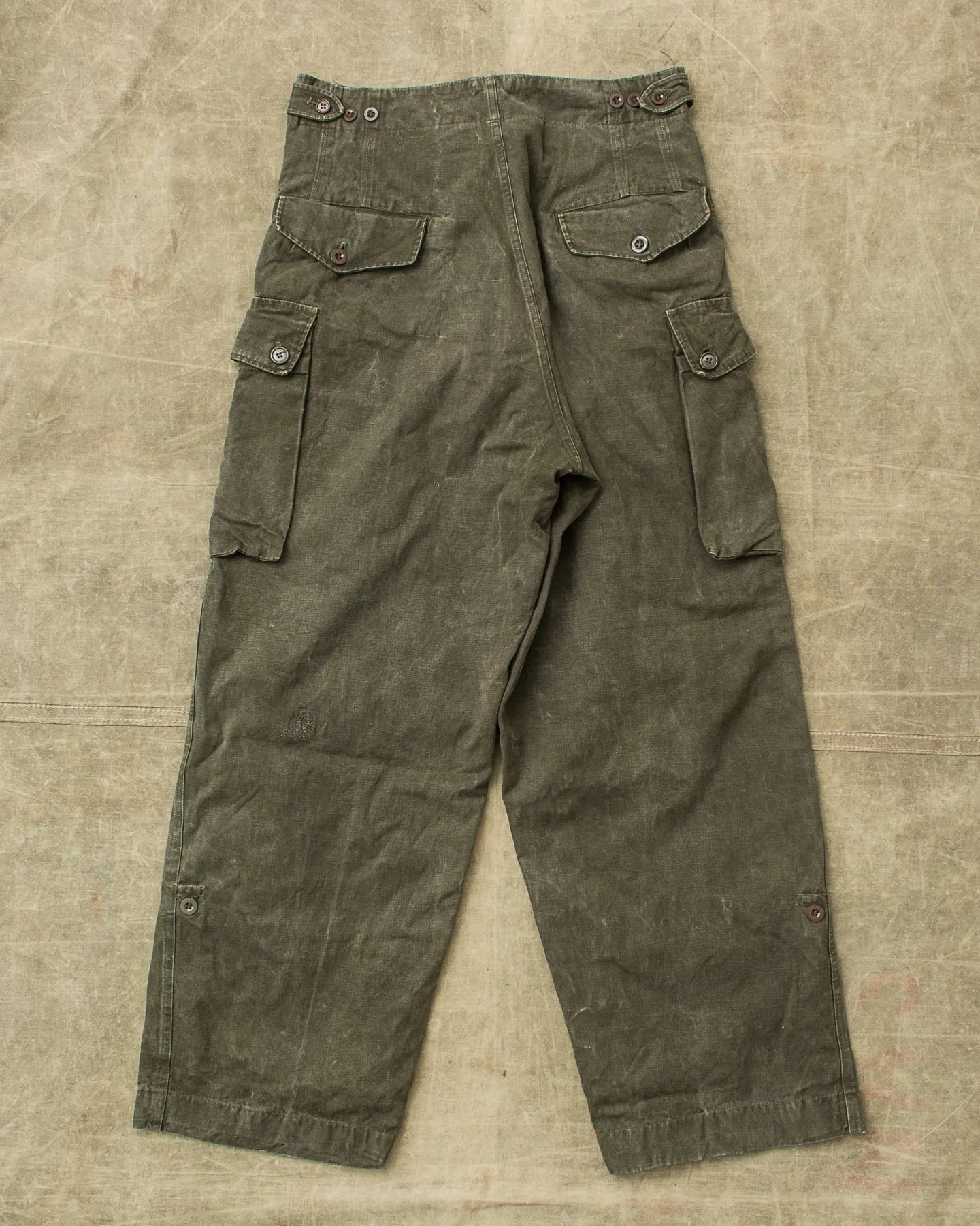 Vintage A.M. Seynaeve M.V.O 1958 Belgian Army Trousers