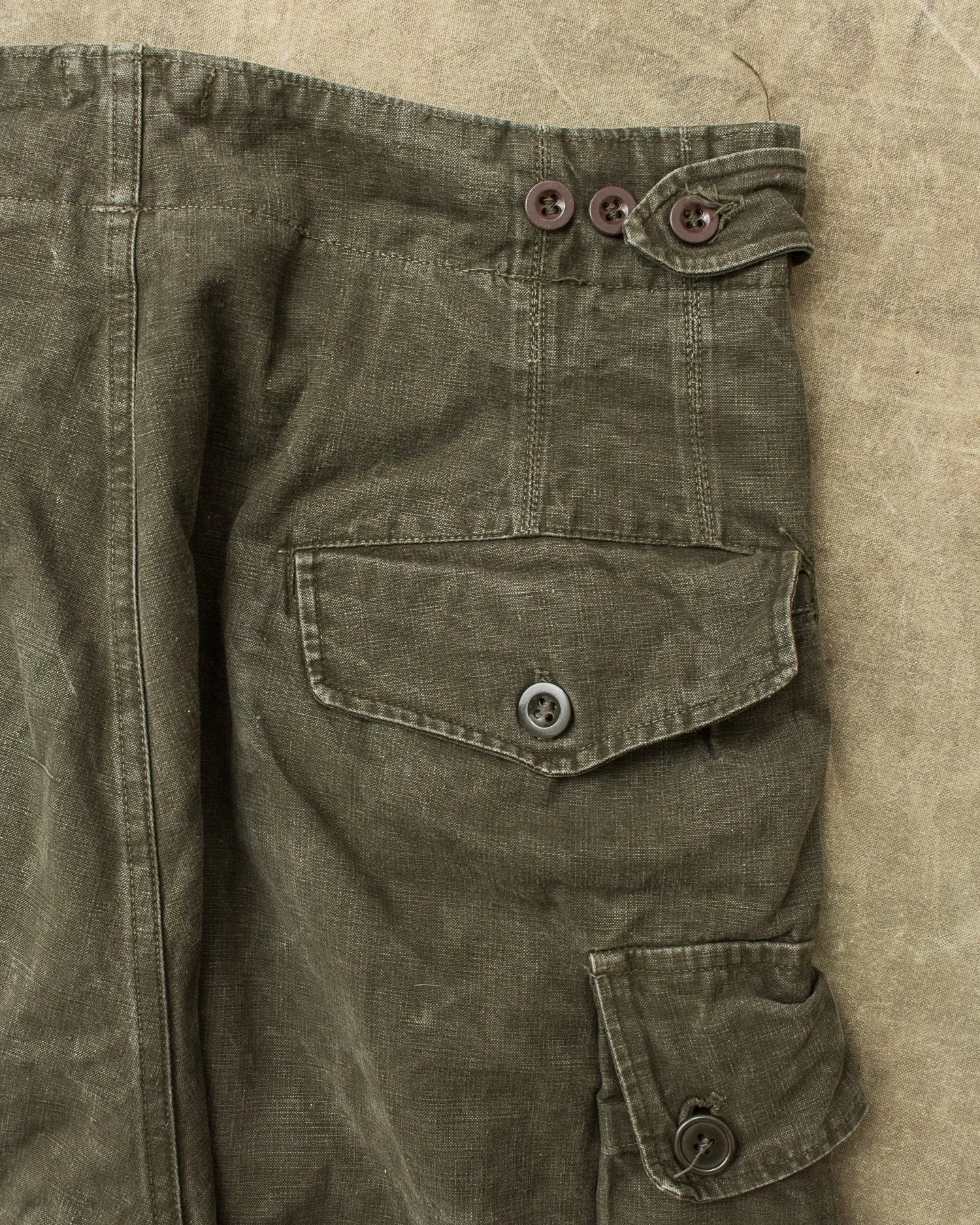 Vintage A.M. Seynaeve M.V.O 1958 Belgian Army Trousers