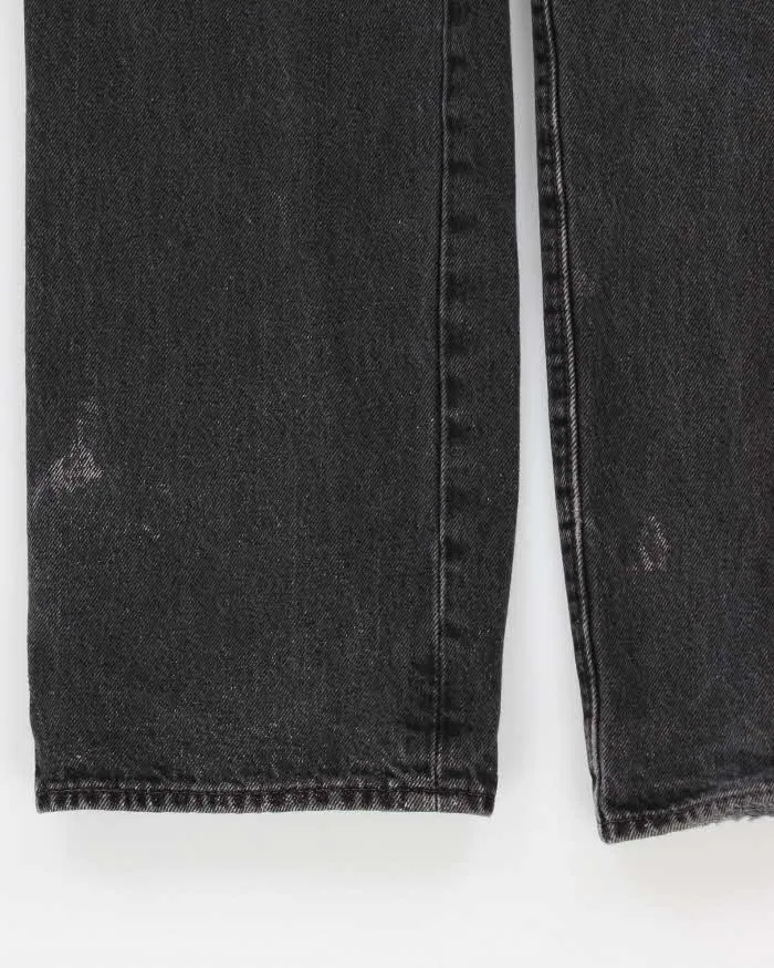 Faded Black Levi's 501 Jeans - W35 L30