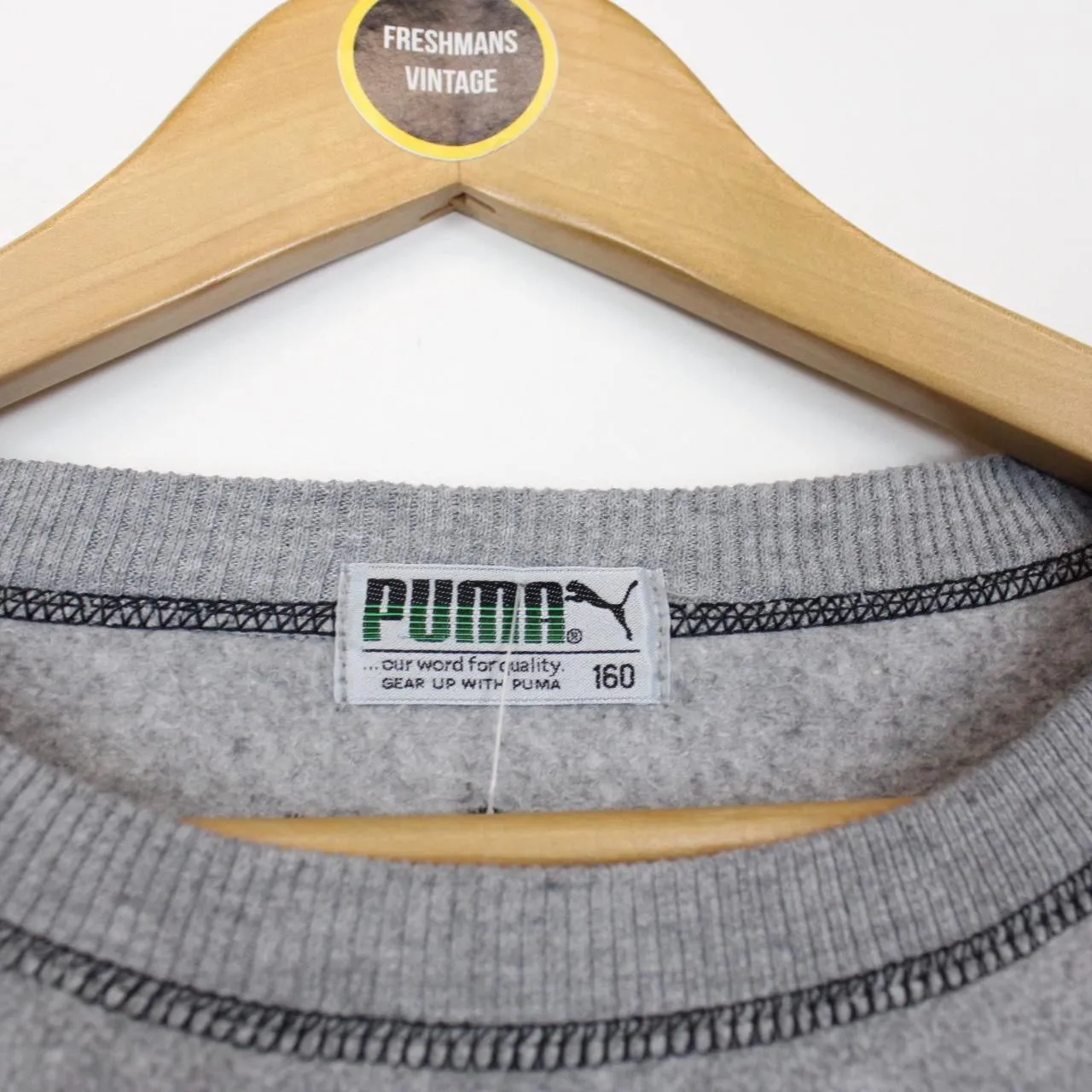 Vintage Puma Fleece Sweatshirt Small