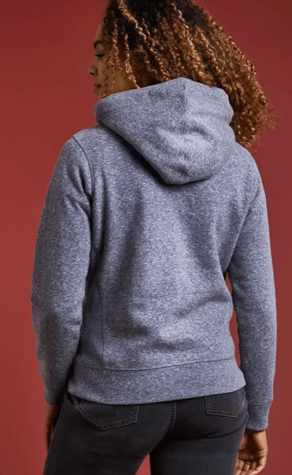 Recycled Organic Snow Marl Hoodie - Navy from Weird Fish Bodhi