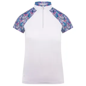 White Daily Sports Ladies Polo Shirt