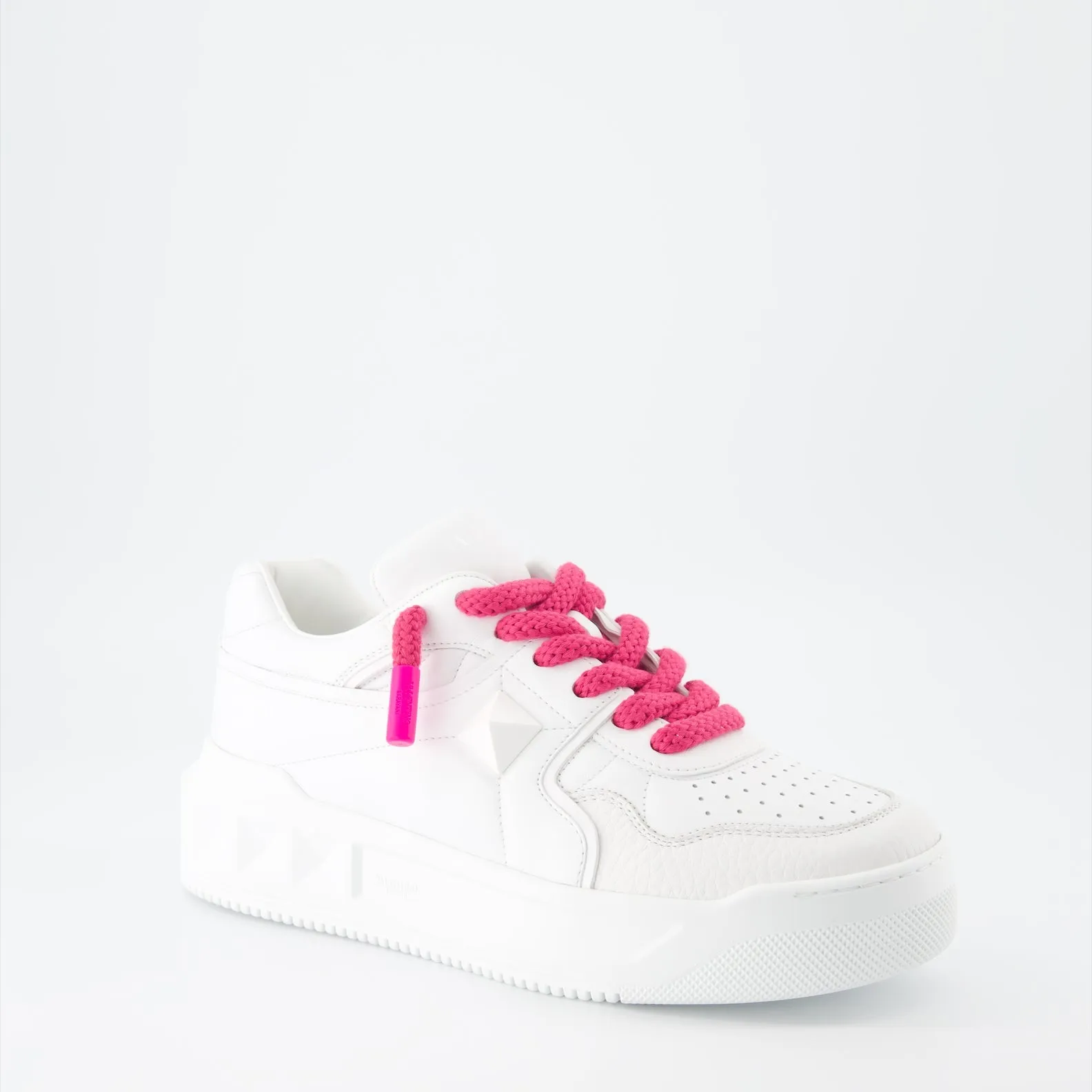 White One Stud XL Sneakers