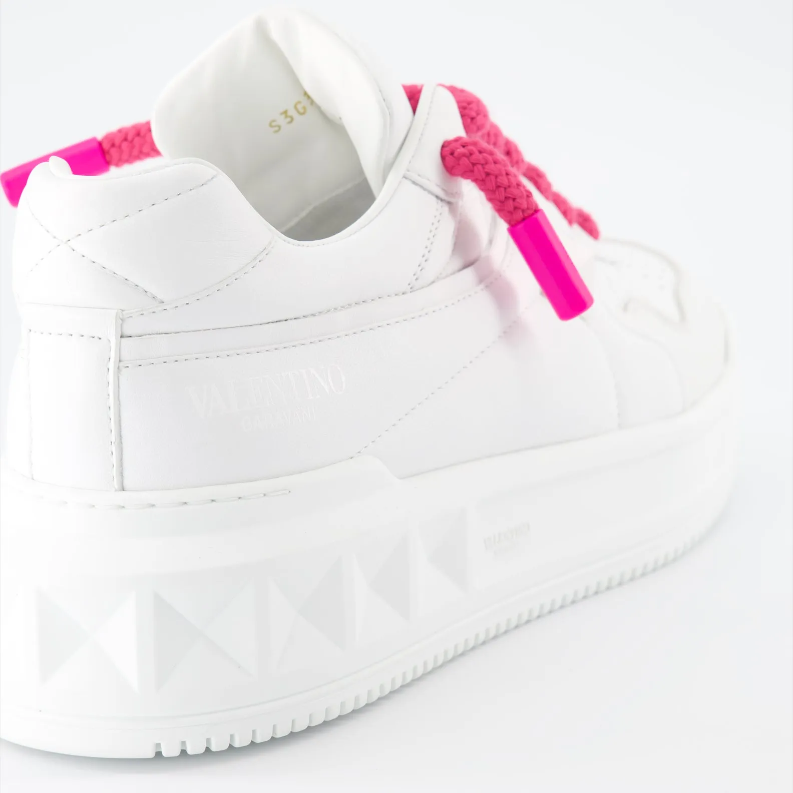 White One Stud XL Sneakers