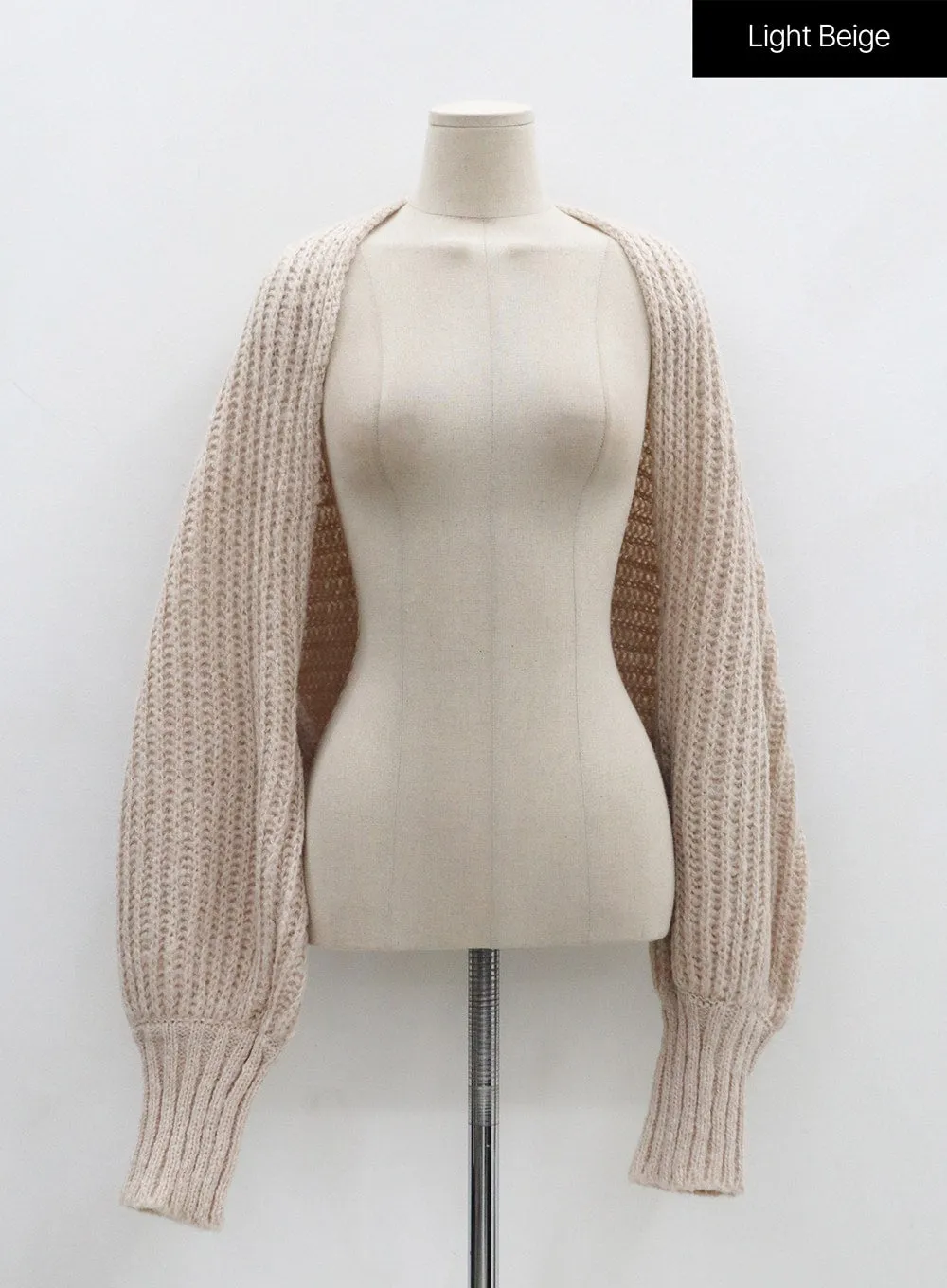 Stylish Wide Knit Bolero OO21