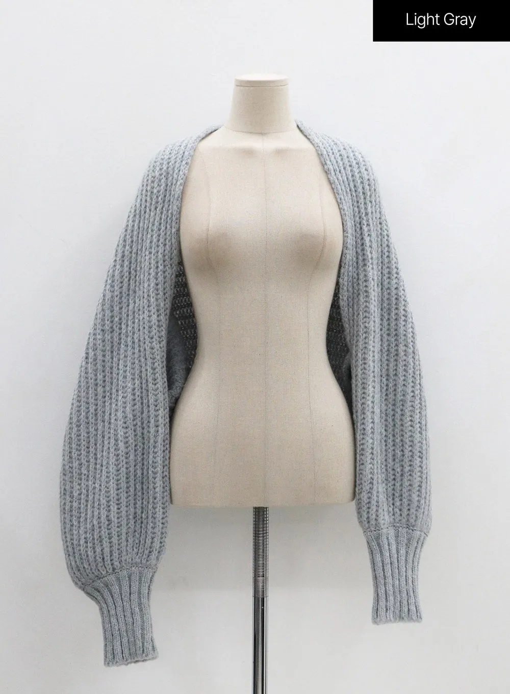 Stylish Wide Knit Bolero OO21