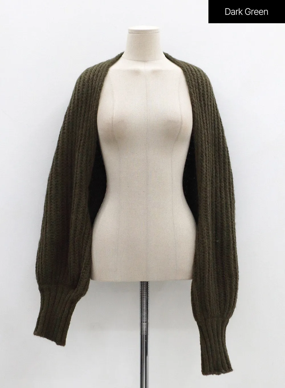 Stylish Wide Knit Bolero OO21