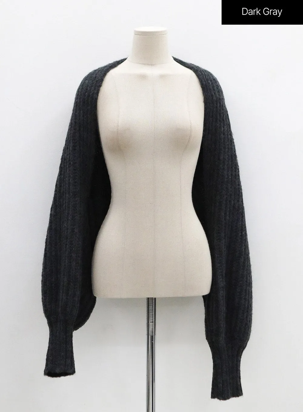 Stylish Wide Knit Bolero OO21